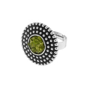 Anillo olivina adaptable conjunto
