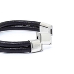 Load image into Gallery viewer, Smooth double leather bracelet 3pcs