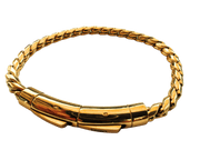 Men's gold-plated steel bracelet