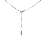Load image into Gallery viewer, Black lava silver bath pendant