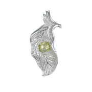 Colgante de plata y olivina