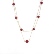 Colgante acero baño oro lava fuego