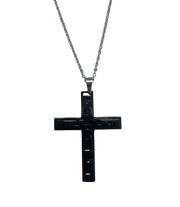 Colgante acero cruz egipcia