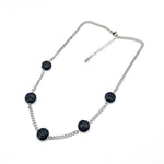 Load image into Gallery viewer, Collar con lavas cadena acero