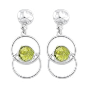 Pendientes de olivina de conjunto