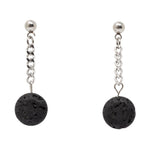 Load image into Gallery viewer, Lava earring with chain