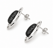 Orecchini lava argento orbita