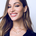 Load image into Gallery viewer, Olivine gold plated steel earrings