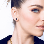 Load image into Gallery viewer, Gold plated steel ball earring