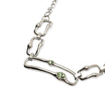 Load image into Gallery viewer, Link bracelet with peridot