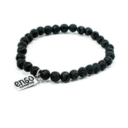 Pulsera de lava volcánica