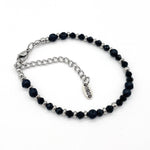 Load image into Gallery viewer, Pulsera lava y cristal acero