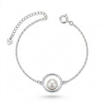 Load image into Gallery viewer, Silver Bracelet with Pearl