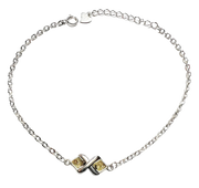 Pulsera de Plata con Olivina Barroca