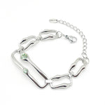 Load image into Gallery viewer, Pulsera eslabones con olivina