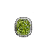 Load image into Gallery viewer, Peridot medal silver ring