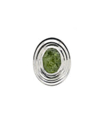 Load image into Gallery viewer, Oval peridot elastic ring