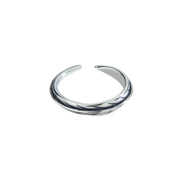 Anillo plata pluma