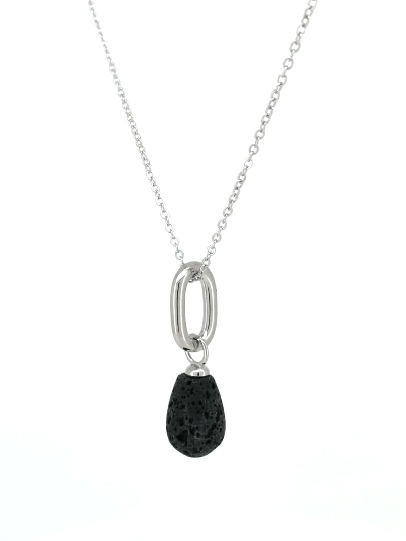 Colgante gota plata