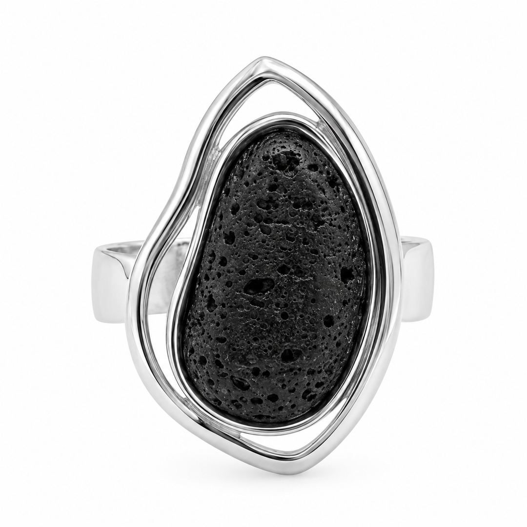 Tajinaste adjustable lava ring