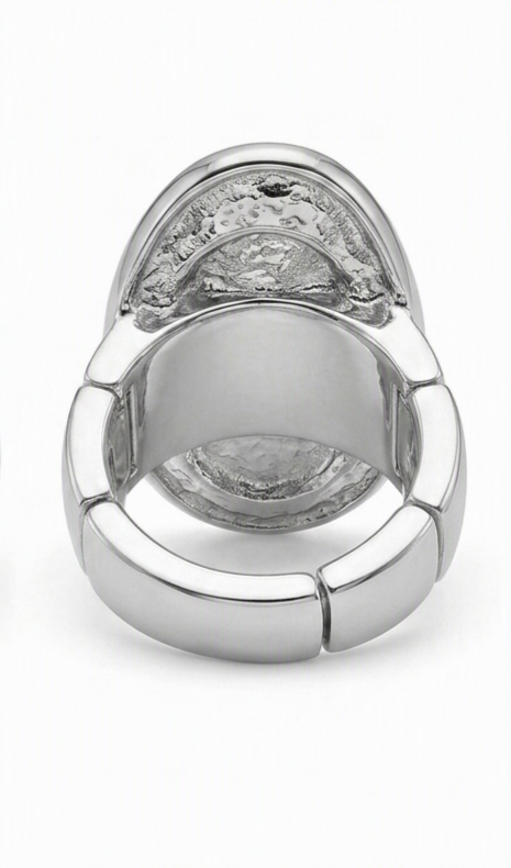 Oval lava elastic ring