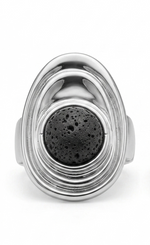 Load image into Gallery viewer, Oval lava elastic ring
