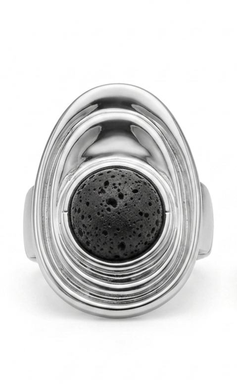 Oval lava elastic ring