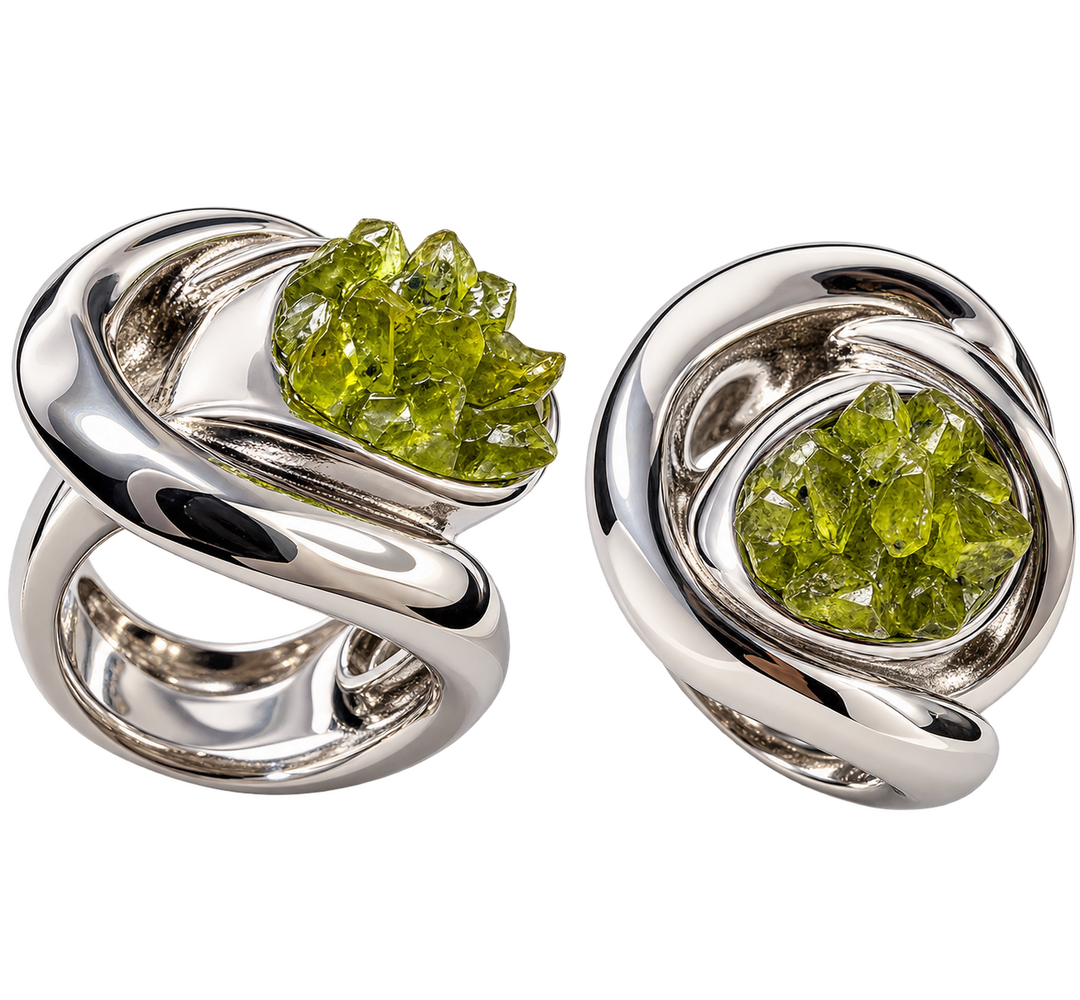 Bague olivine