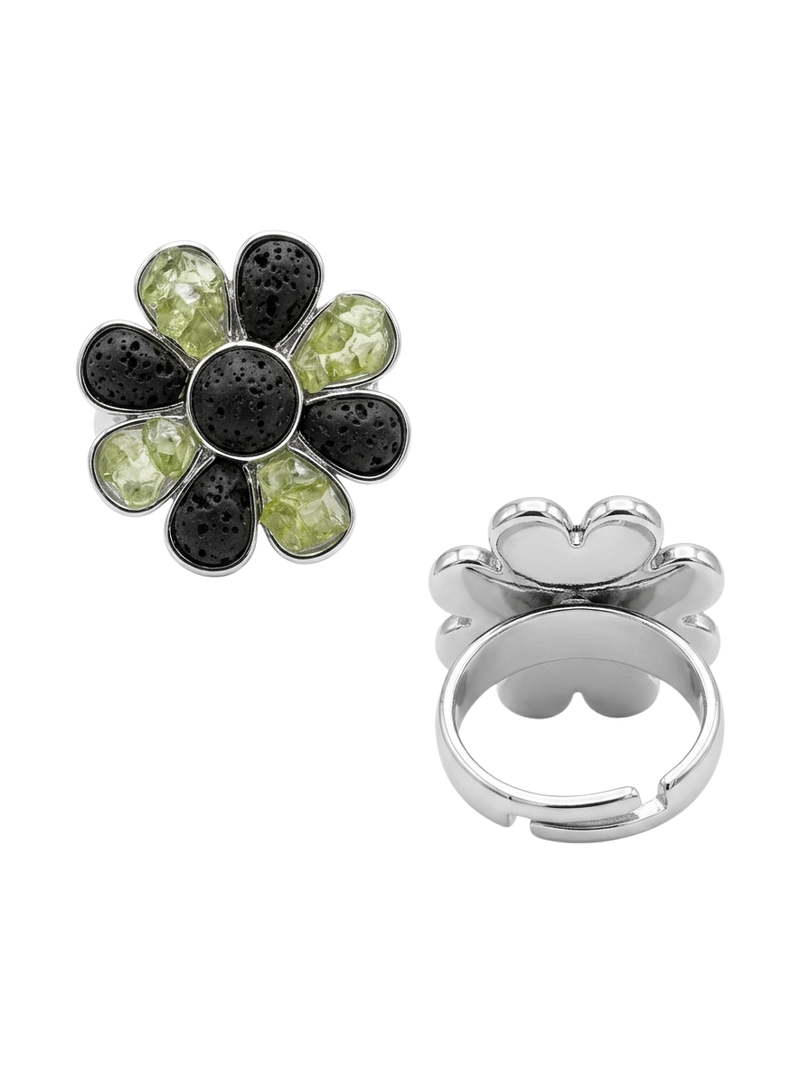 Anillo Floresta olivina y lava