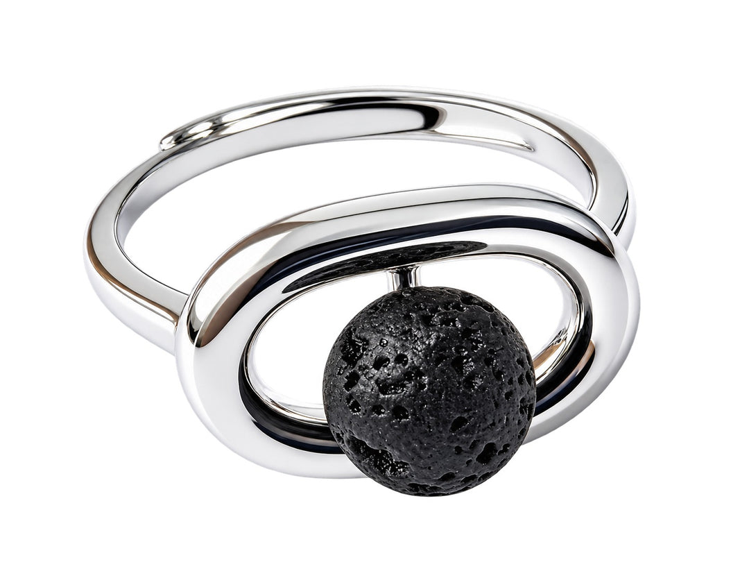 Anillo plata conjunto gota
