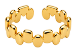 Load image into Gallery viewer, Adjustable gold-plated steel ring
