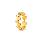 Load image into Gallery viewer, Adjustable gold-plated steel ring
