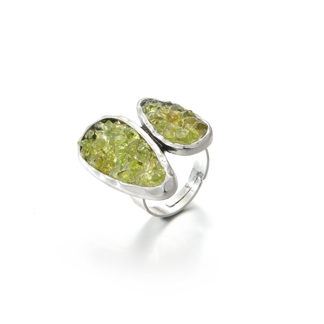  Anillo adaptable olivina