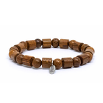 Load image into Gallery viewer, Men's palm tree wood bracelet
