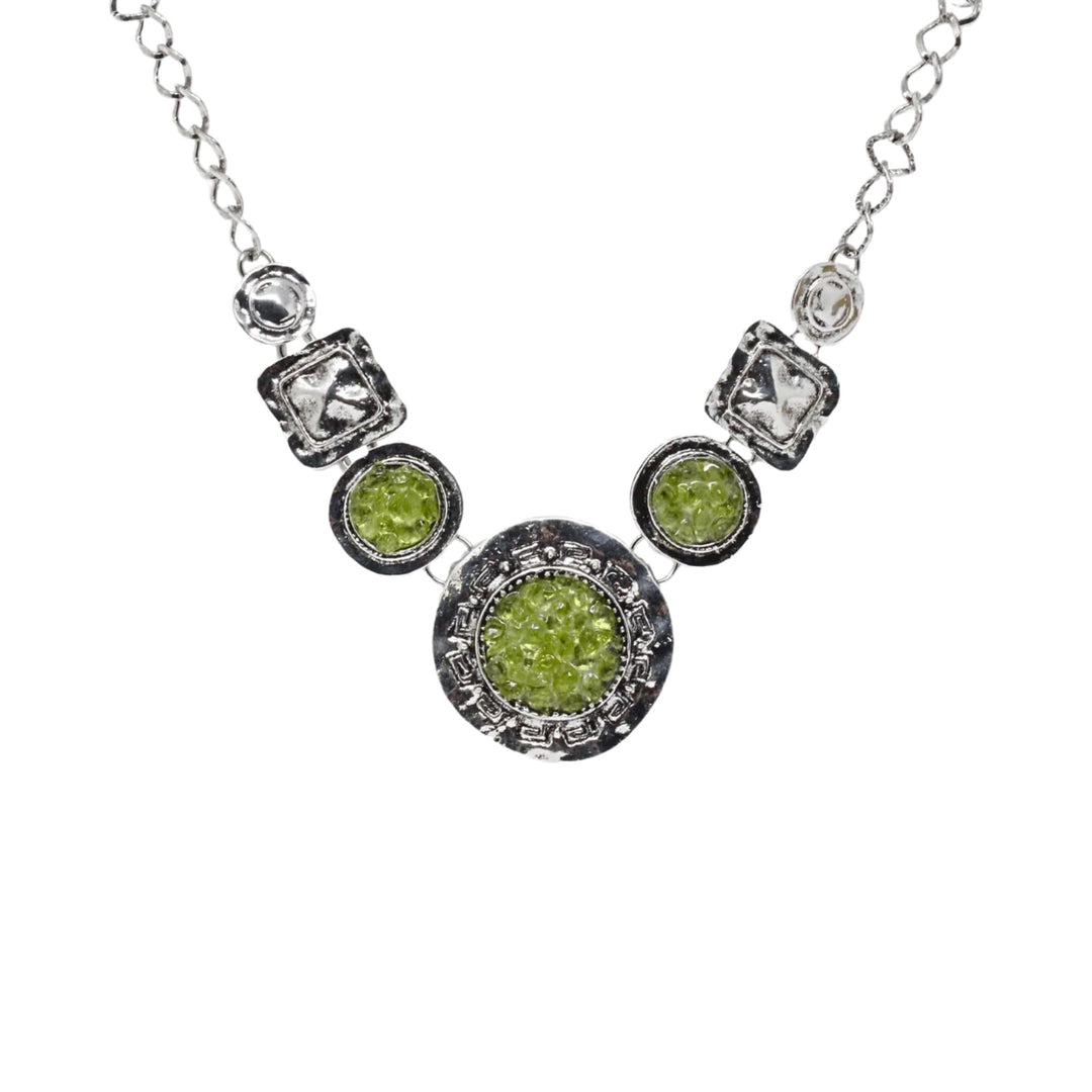 Collar con olivina