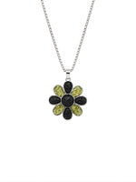Load image into Gallery viewer, Collar Floresta olivina y lava
