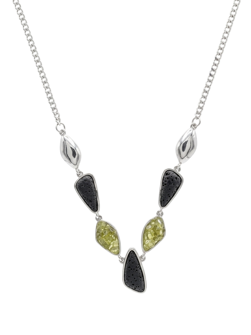 Collar Boreal lava y olivina