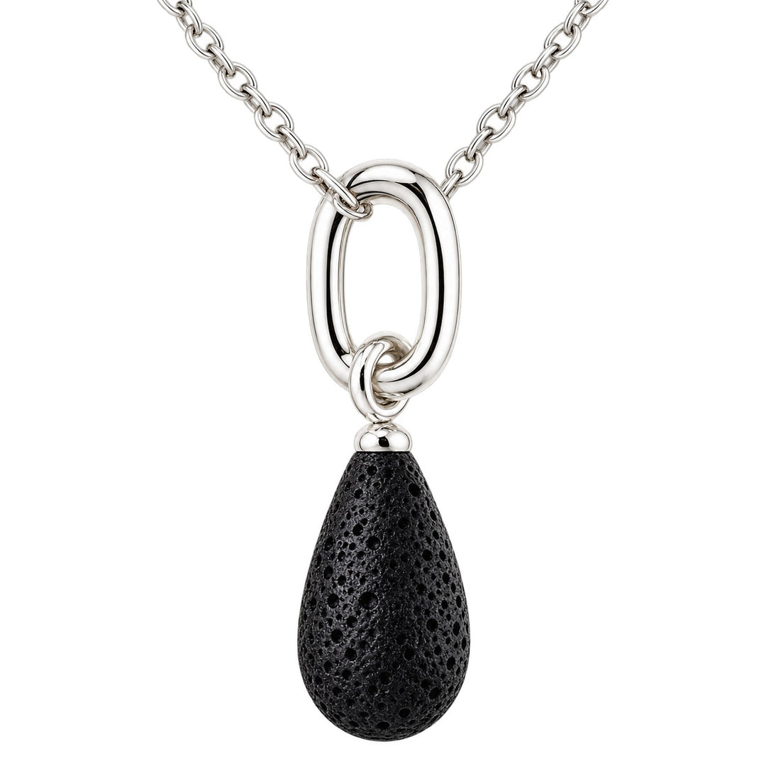 Colgante gota plata