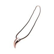Men's steel horn pendant