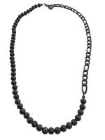 Load image into Gallery viewer, Colgante acero lacado y lavas
