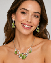Esencia peridot earrings