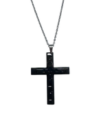 Load image into Gallery viewer,  Colgante acero cruz egipcia
