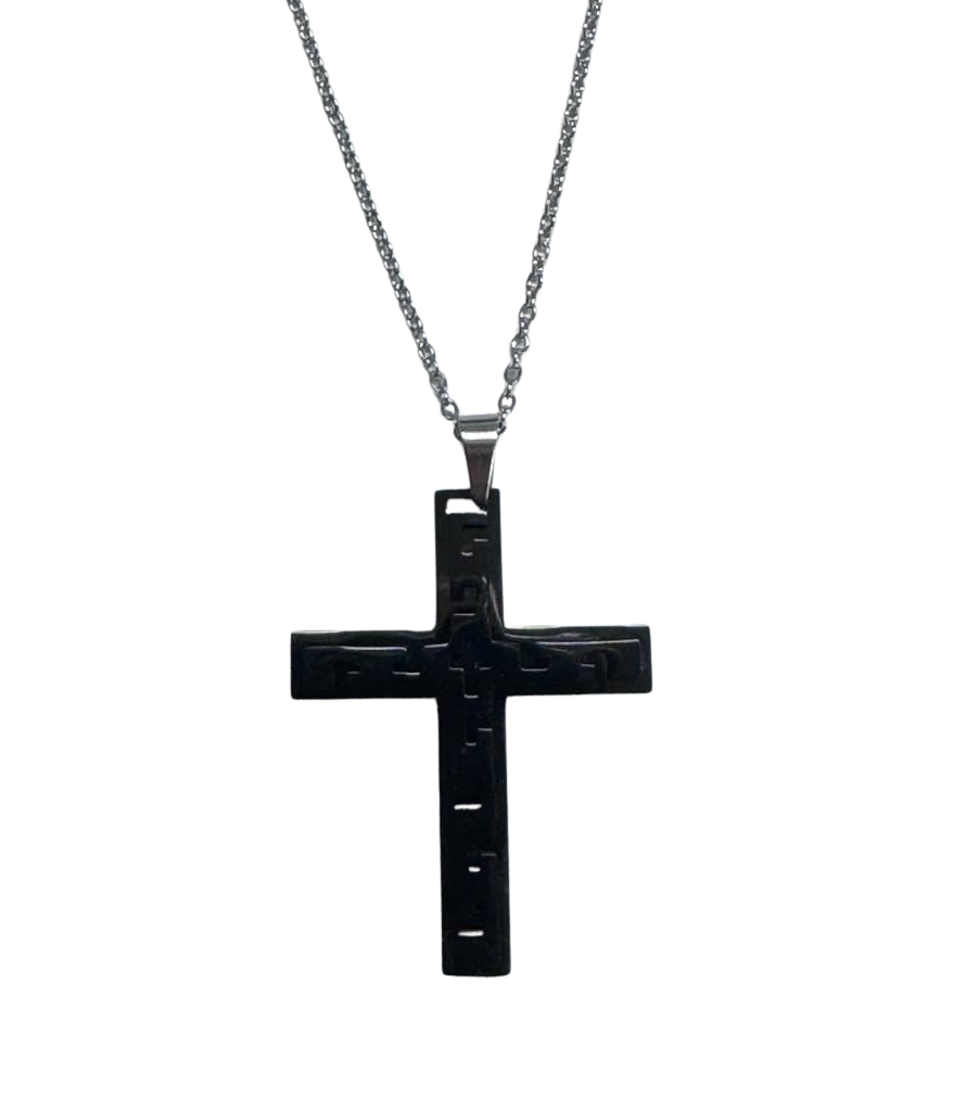  Colgante acero cruz egipcia