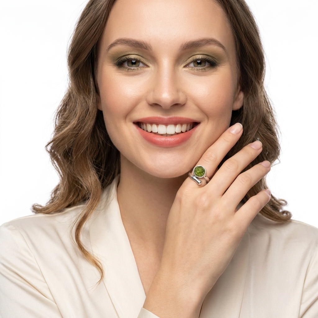 Peridot adaptable ring