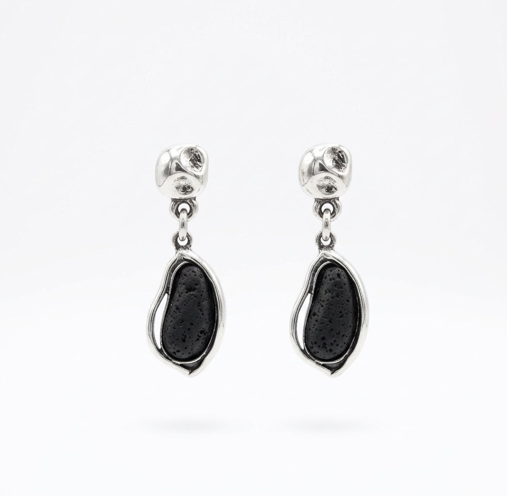 Tajinaste lava earring
