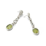 Load image into Gallery viewer, Peridot earrings, another view
