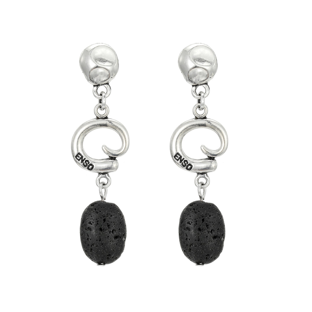 Pendientes de lava volcánica