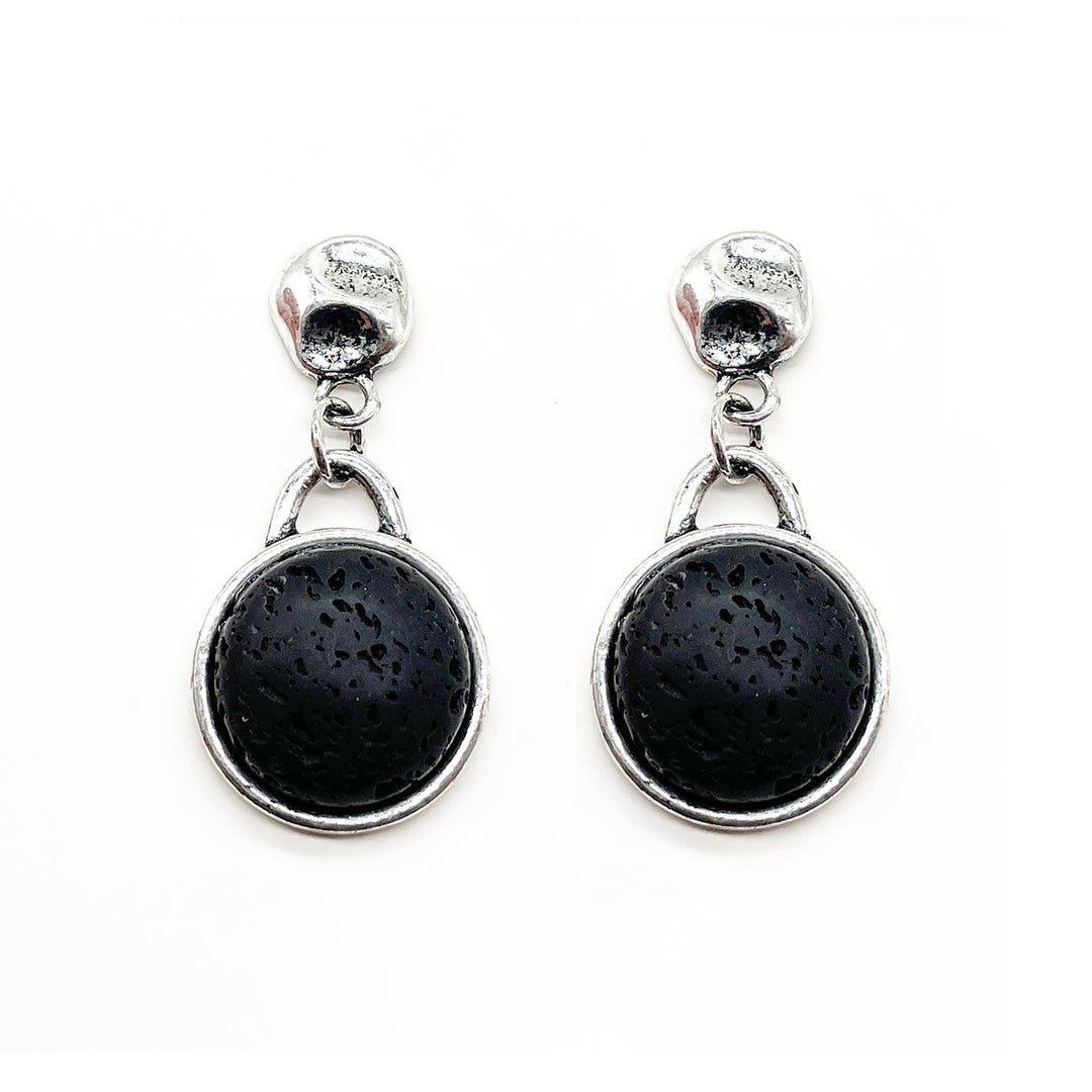 Pendientes de lava volcánica