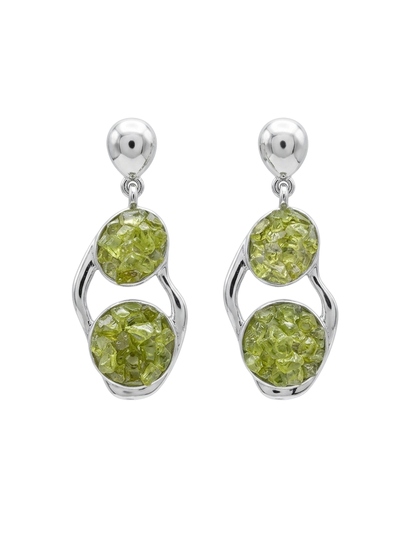 Pendientes Esencia olivina