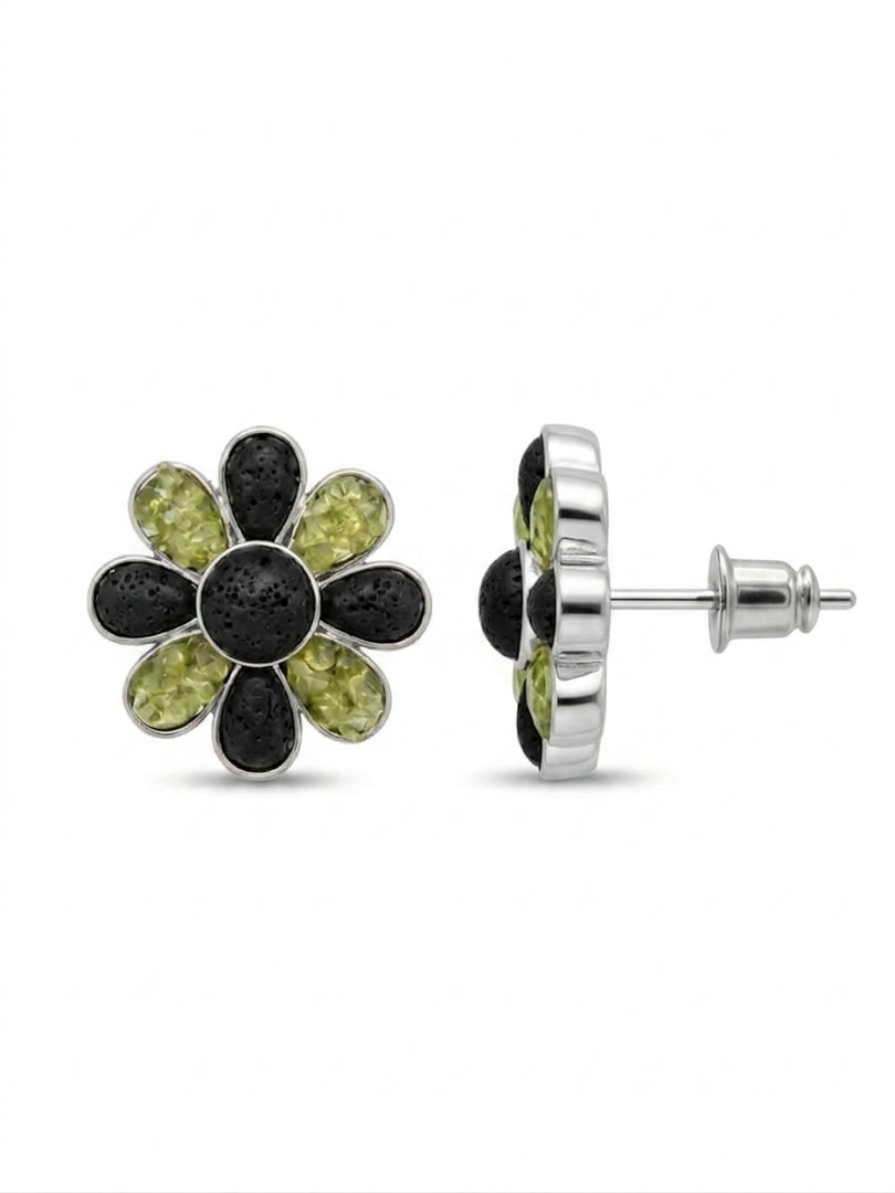 Pendientes Floresta olivina y lava